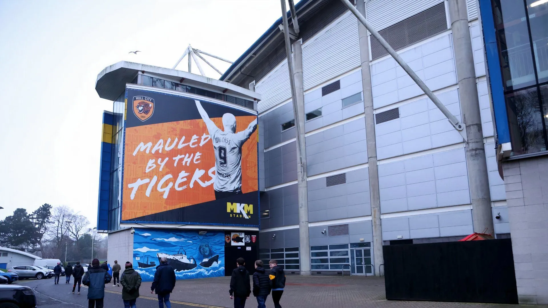Toàn cảnh sân vận động MKM trong trận đấu quan trọng của Hull City