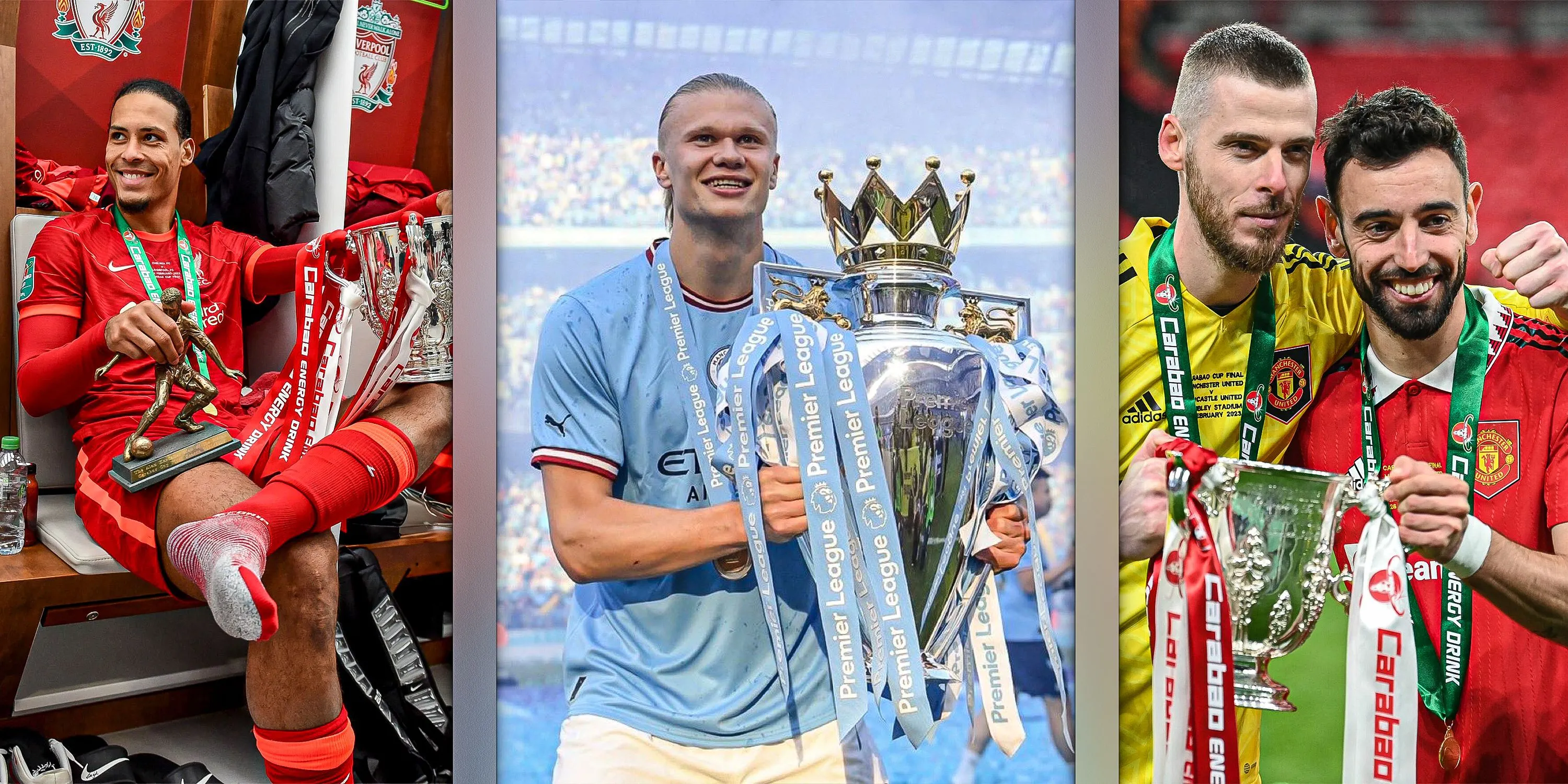 Biểu đồ thống kê lần cuối cùng các câu lạc bộ Premier League giành danh hiệu lớn