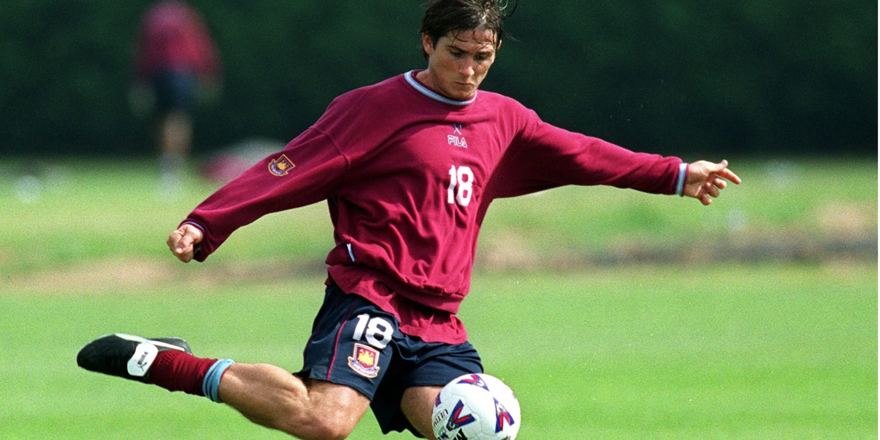 Frank Lampard Jr thời còn khoác áo West Ham
