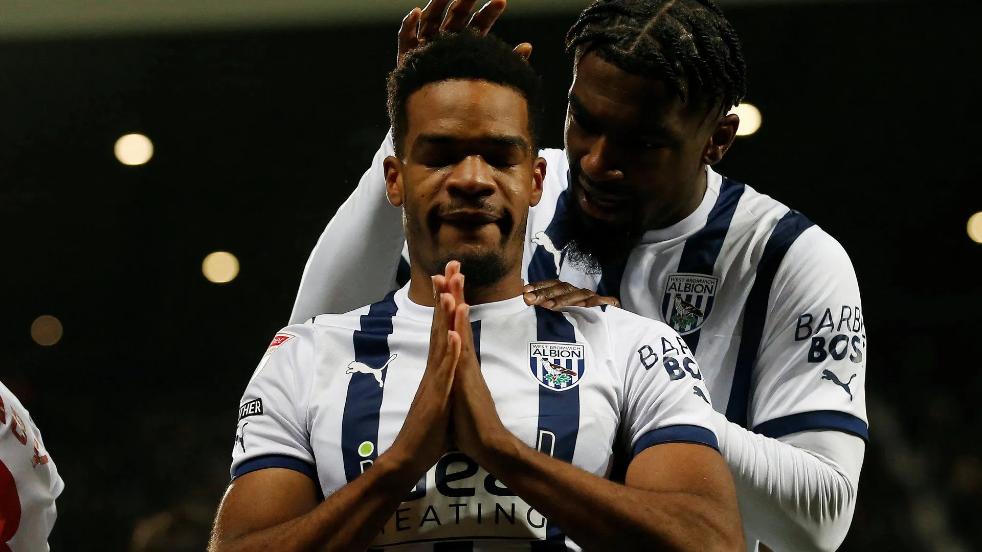 Grady Diangana trong màu áo West Brom, người mà Kwame Poku có thể thay thế