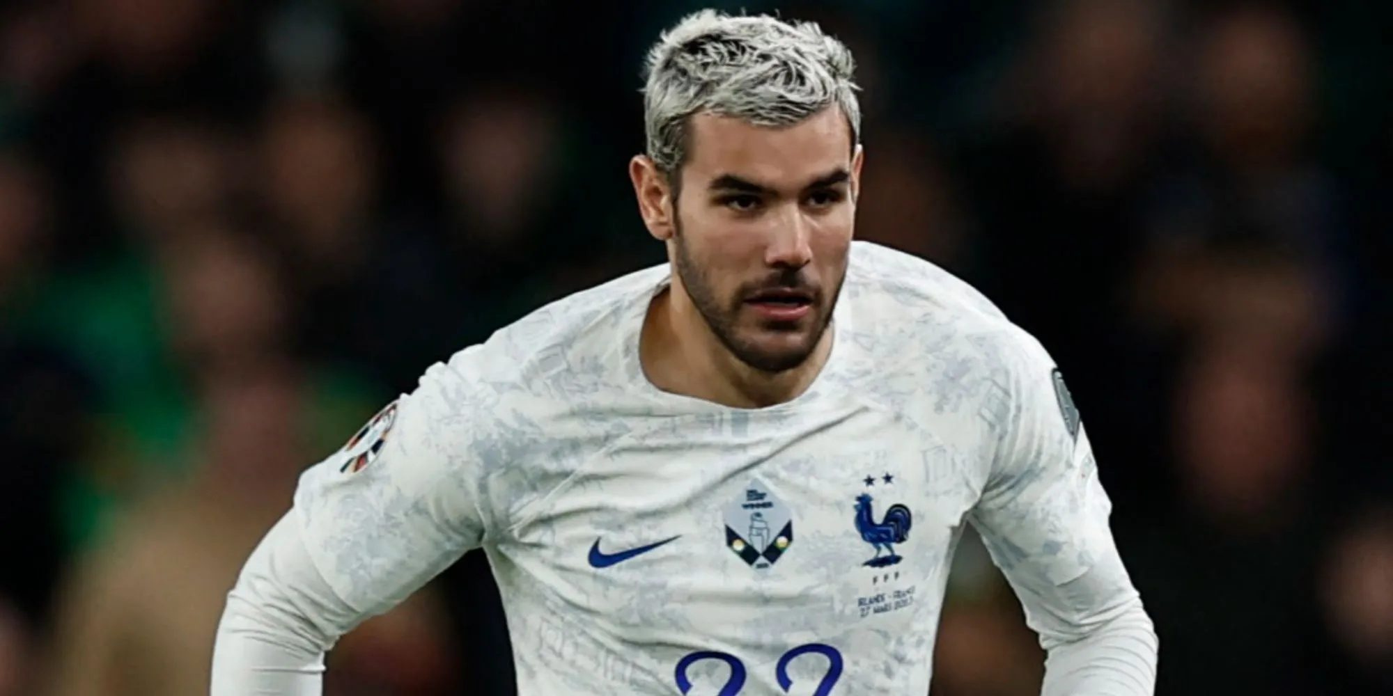 Hậu vệ Theo Hernandez trong màu áo đội tuyển Pháp