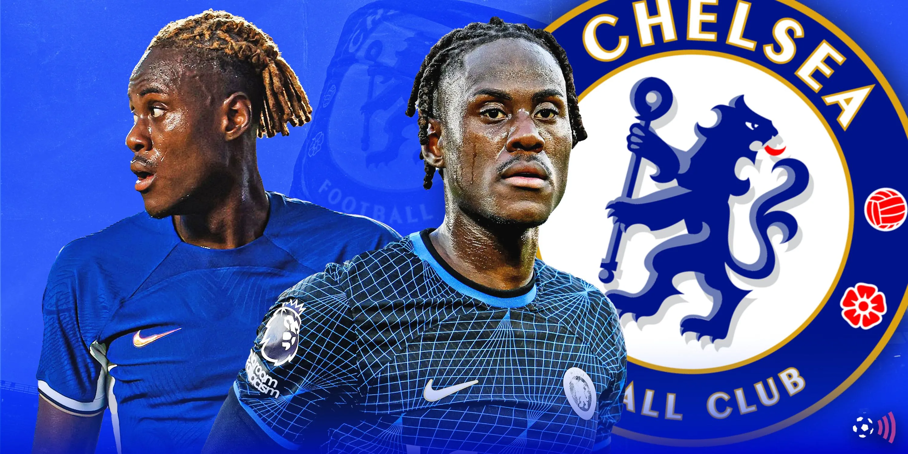 Hình ảnh Trevoh Chalobah trong màu áo Chelsea, đối mặt tương lai bất định