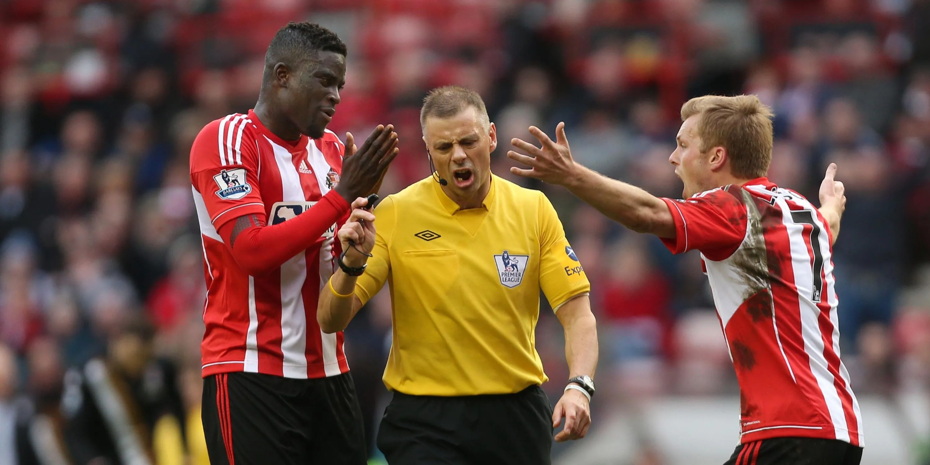 Mark Halsey trong vai trò trọng tài trên sân