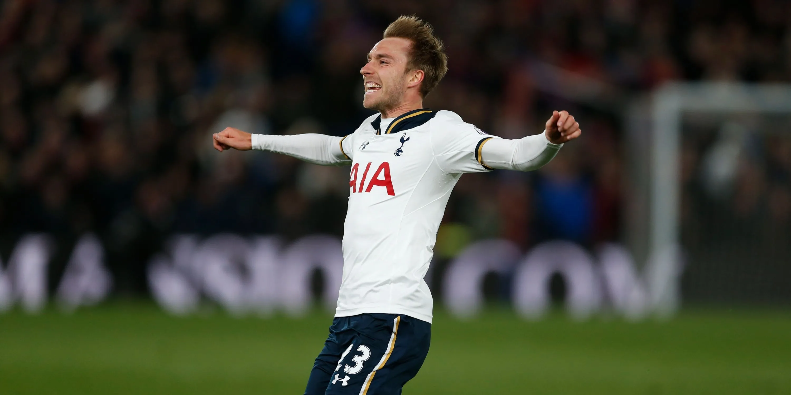 Christian Eriksen khi còn thi đấu cho Tottenham Hotspur