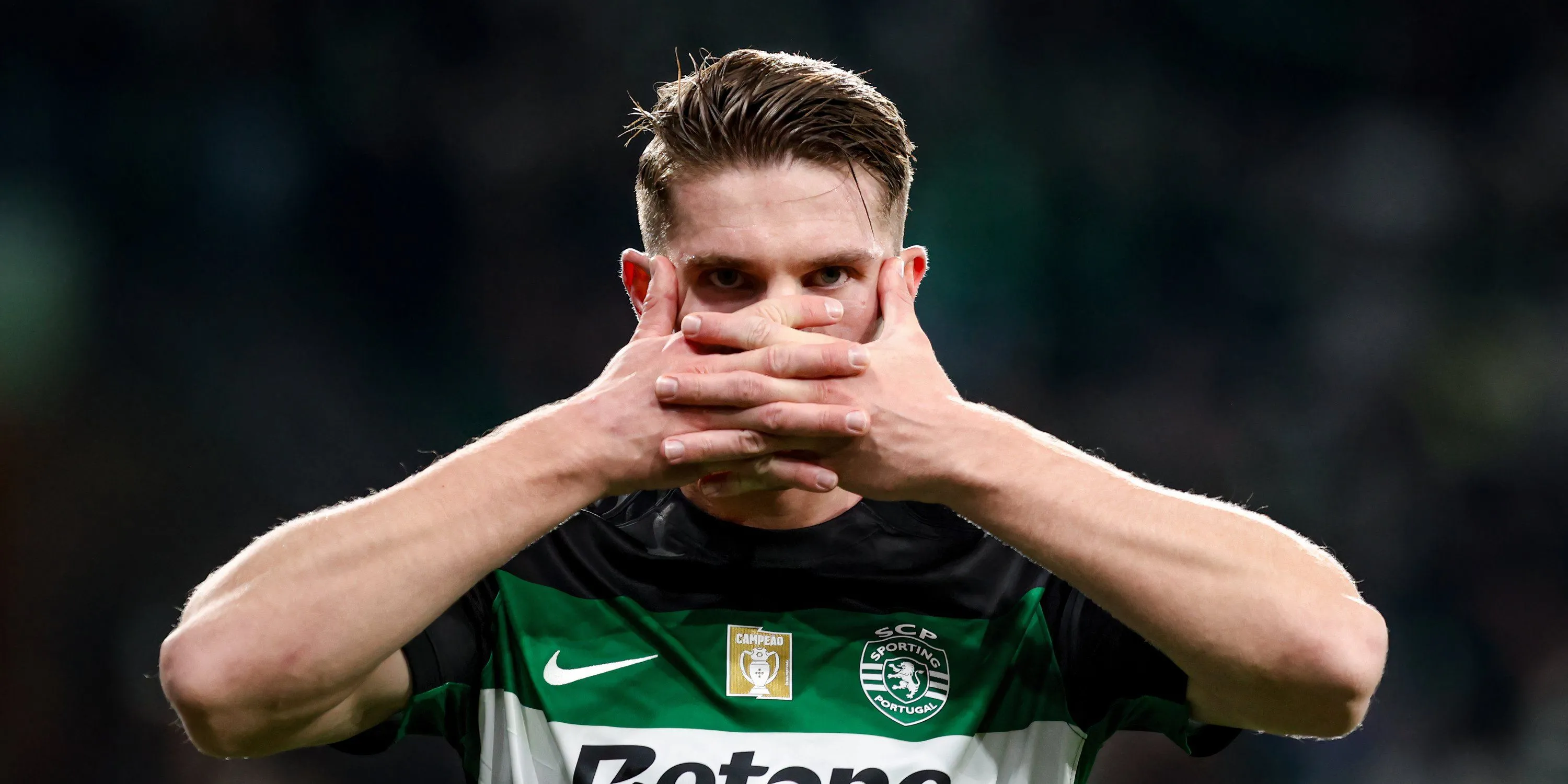 Tiền đạo Viktor Gyokeres trong màu áo Sporting CP, mục tiêu của Tottenham dưới thời Thomas Frank