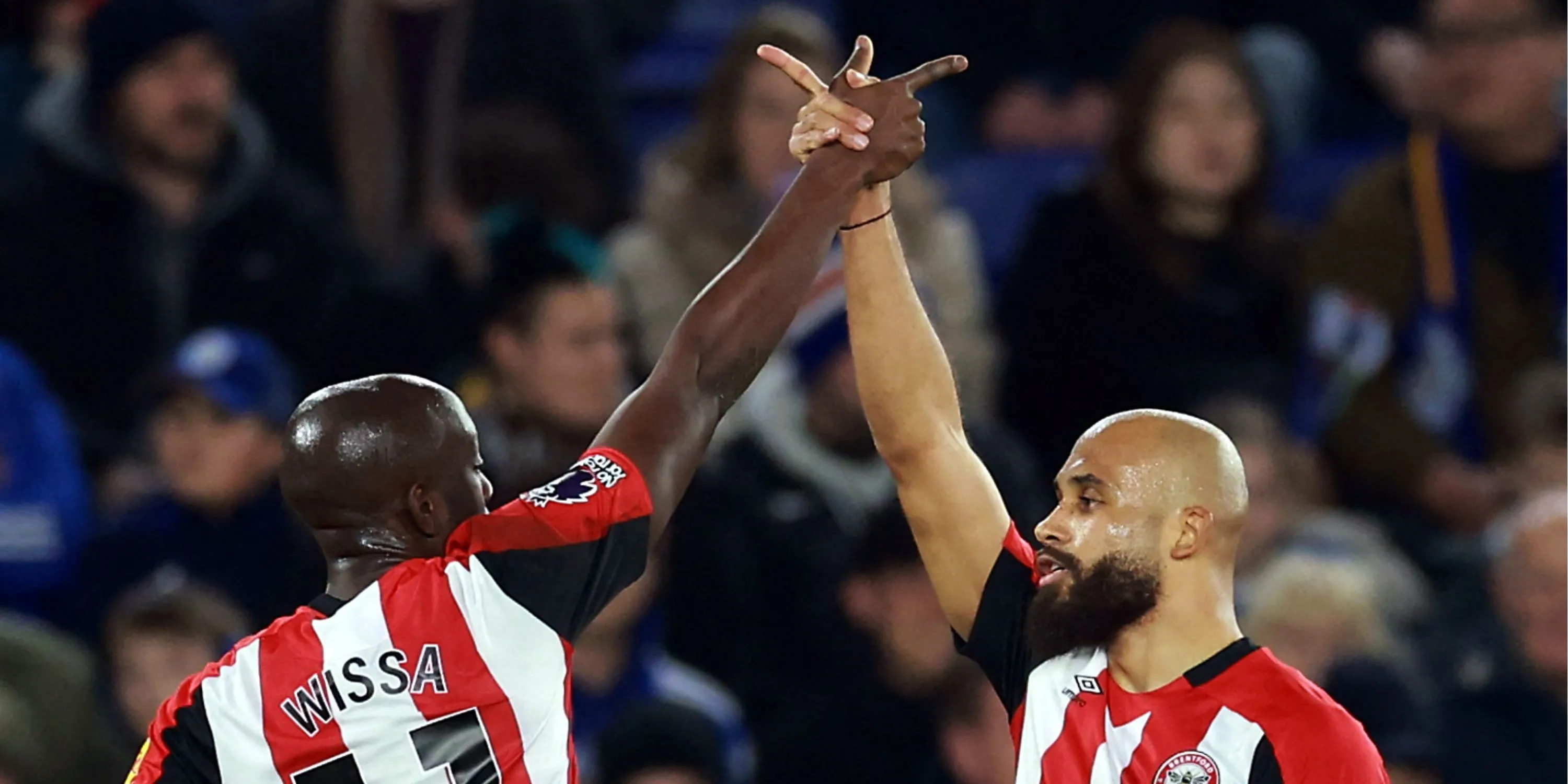 Yoane Wissa và Bryan Mbeumo, bộ đôi tấn công của Brentford được nhiều CLB chú ý
