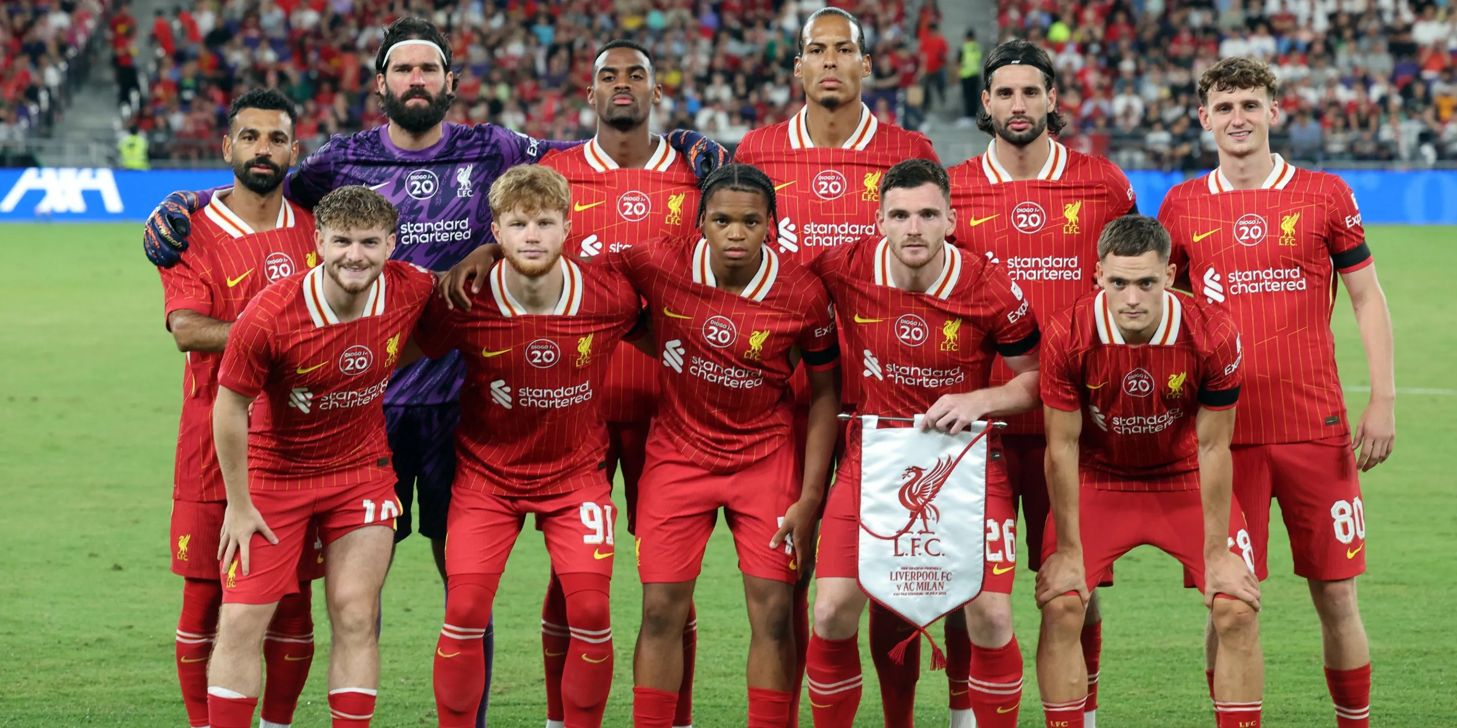 Rio Ngumoha, tài năng trẻ của Liverpool, gây ấn tượng mạnh trong trận giao hữu với AC Milan