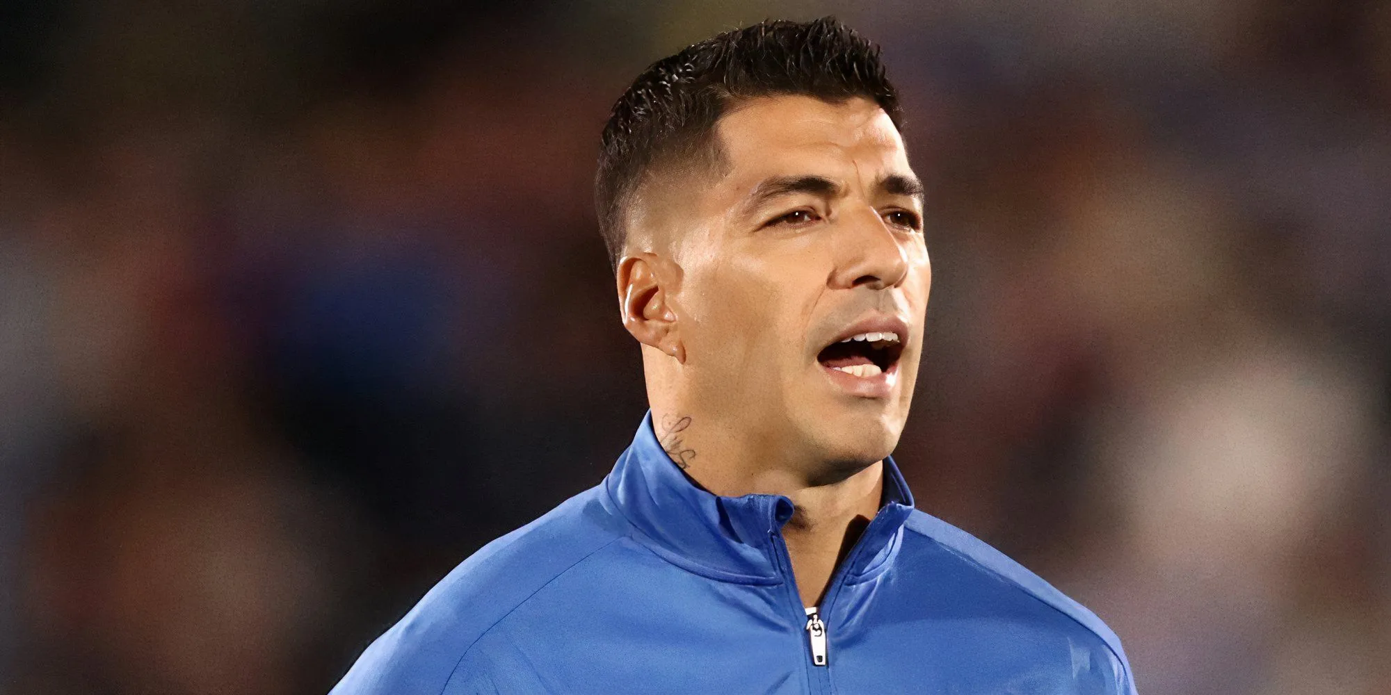 Tiền đạo Luis Suarez trong màu áo đội tuyển Uruguay, sát thủ vùng cấm địa