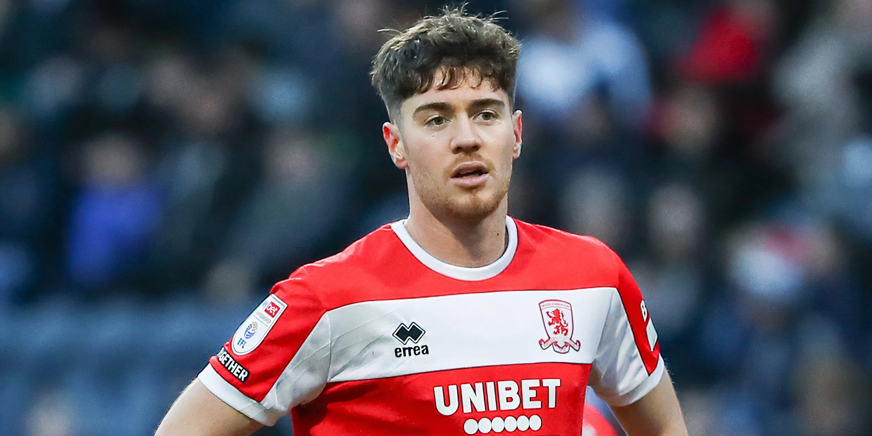 Tiền vệ Hayden Hackney thi đấu trong màu áo Middlesbrough