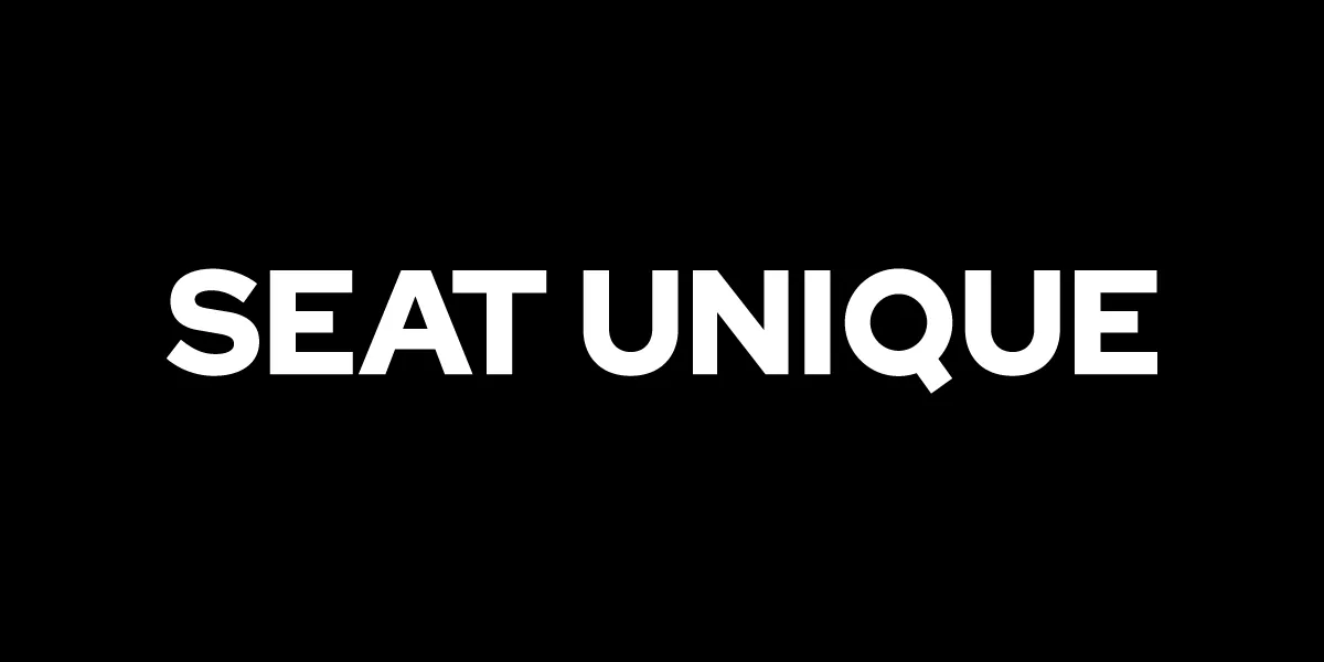 Logo Seat Unique quảng bá trải nghiệm cao cấp trận đấu Ngoại hạng Anh