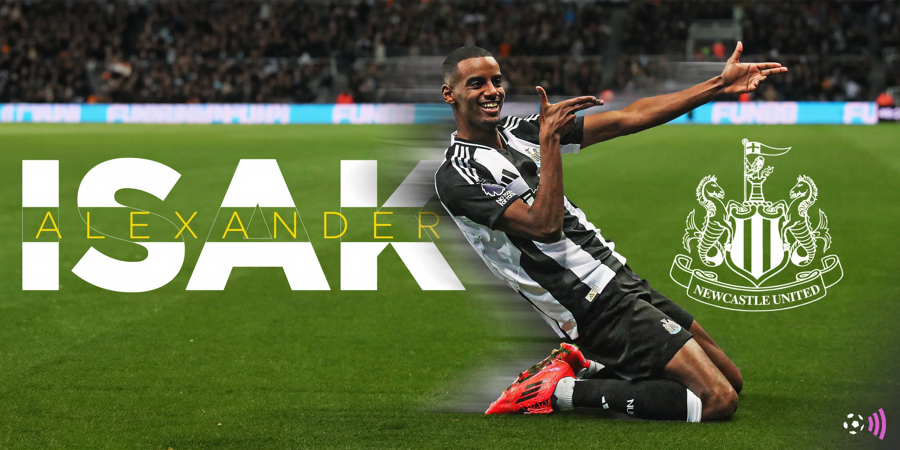 Tiền đạo Alexander Isak trong màu áo Newcastle United tại Premier League.