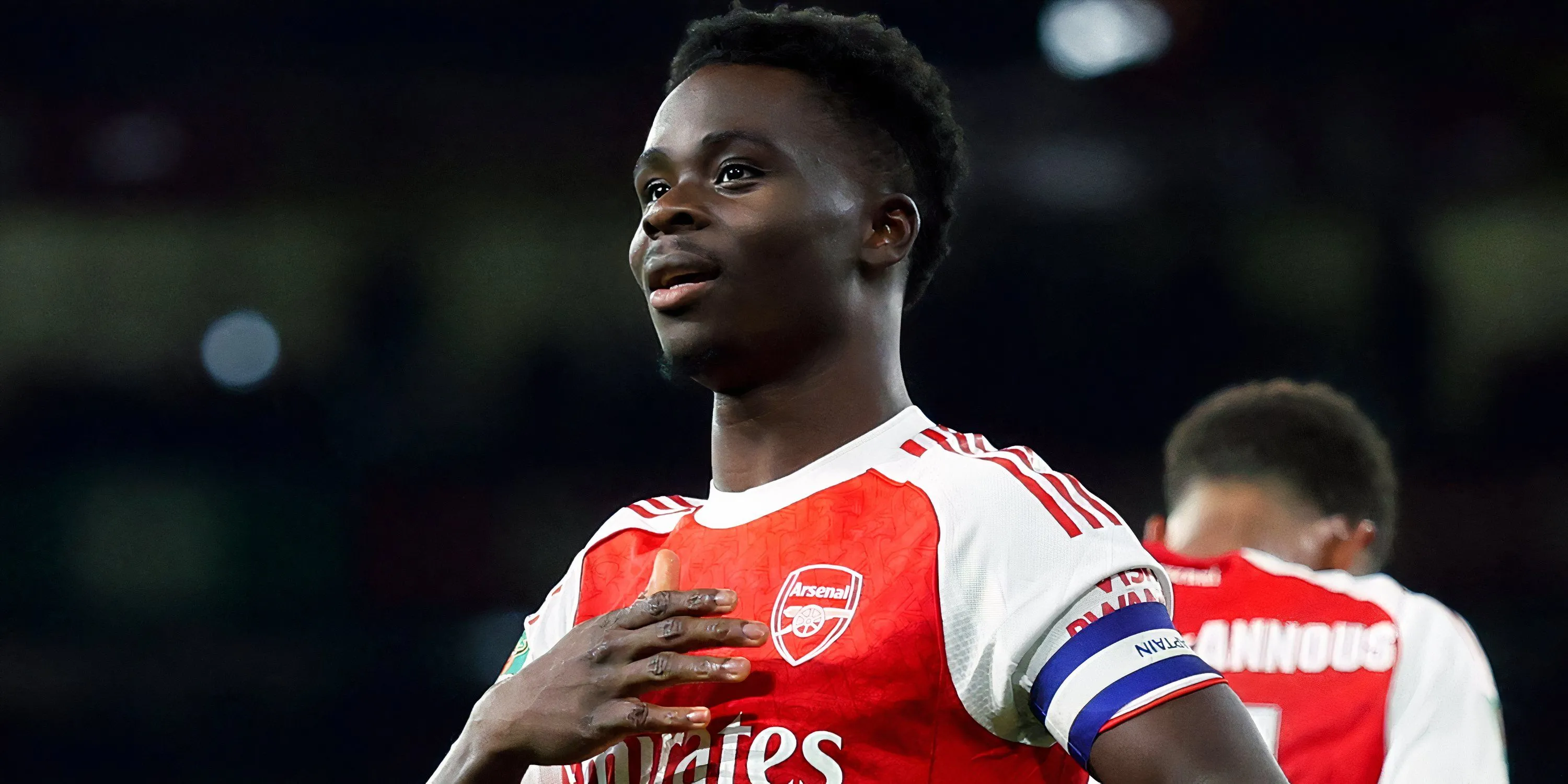 Bukayo Saka thi đấu với phong độ xuất sắc cho Arsenal trong mùa giải này